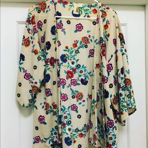 Flowered kimono